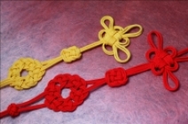 花結び紐を使った結び例（その２）